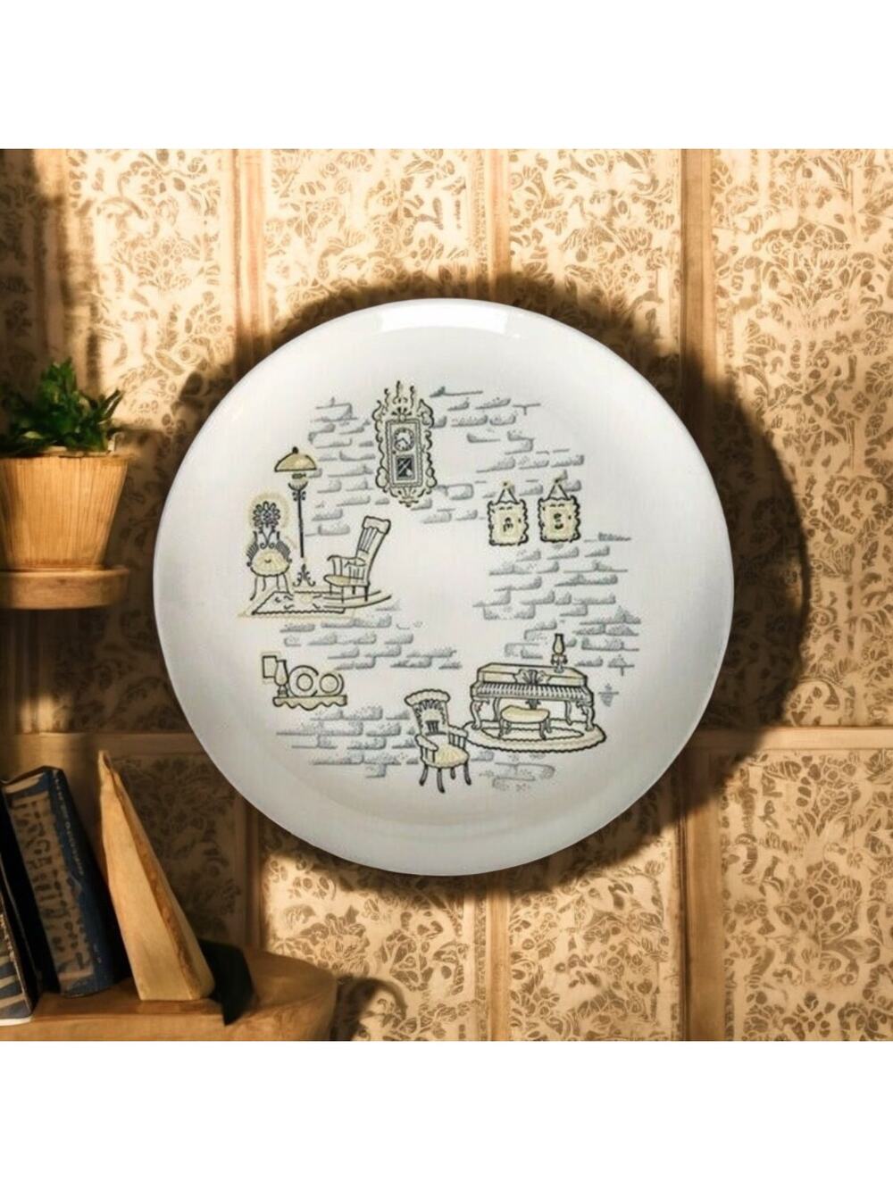 3/$20 Stetson Marcrest Vintage Gay Nineties 9.25" Oven Proof Dinner Plate